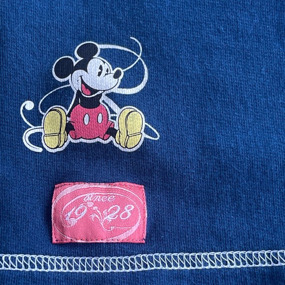 Disney Skirt Womens Small Blue Pencil Drawstring Mickey Mouse - Picture 4 of 10